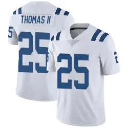 Men's Rodney Thomas II Indianapolis Colts No.25 Limited Vapor Untouchable Jersey - White