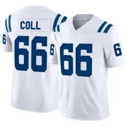 Men's Ryan Coll Indianapolis Colts No.66 Limited Vapor F.U.S.E. Jersey - White