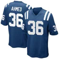 Men's Salvon Ahmed Indianapolis Colts No.36 Game Team Color Jersey - Royal Blue