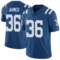 Men's Salvon Ahmed Indianapolis Colts No.36 Limited Color Rush Vapor Untouchable Jersey - Royal