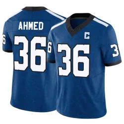 Men's Salvon Ahmed Indianapolis Colts No.36 Limited Indiana Nights Alternate Vapor F.U.S.E. Jersey - Royal