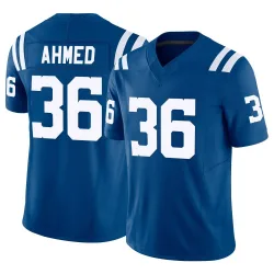 Men's Salvon Ahmed Indianapolis Colts No.36 Limited Vapor F.U.S.E. Jersey - Royal