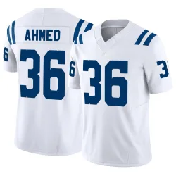 Men's Salvon Ahmed Indianapolis Colts No.36 Limited Vapor F.U.S.E. Jersey - White