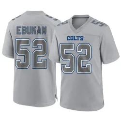 Men's Samson Ebukam Indianapolis Colts No.52 Game Atmosphere Fashion Jersey - Gray