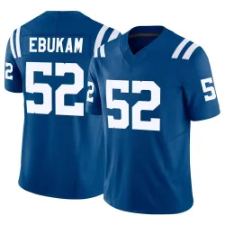 Men's Samson Ebukam Indianapolis Colts No.52 Limited Vapor F.U.S.E. Jersey - Royal
