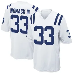 Men's Samuel Womack III Indianapolis Colts No.33 Game Jersey - White