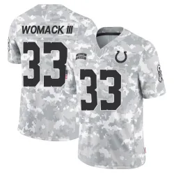 Men's Samuel Womack III Indianapolis Colts No.33 Limited 2024 Salute to Service Jersey - Arctic Camo