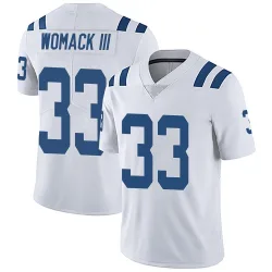 Men's Samuel Womack III Indianapolis Colts No.33 Limited Vapor Untouchable Jersey - White
