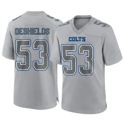 Men's Solomon DeShields Indianapolis Colts No.53 Game Atmosphere Fashion Jersey - Gray