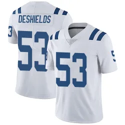 Men's Solomon DeShields Indianapolis Colts No.53 Limited Vapor Untouchable Jersey - White