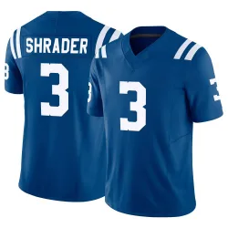 Men's Spencer Shrader Indianapolis Colts No.3 Limited Vapor F.U.S.E. Jersey - Royal