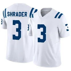 Men's Spencer Shrader Indianapolis Colts No.3 Limited Vapor F.U.S.E. Jersey - White