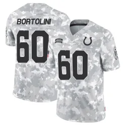 Men's Tanor Bortolini Indianapolis Colts No.60 Limited 2024 Salute to Service Jersey - Arctic Camo