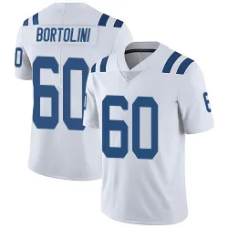 Men's Tanor Bortolini Indianapolis Colts No.60 Limited Vapor Untouchable Jersey - White
