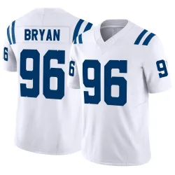 Men's Taven Bryan Indianapolis Colts No.96 Limited Vapor F.U.S.E. Jersey - White