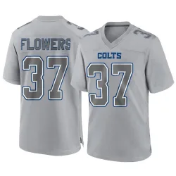 Men's Tre Flowers Indianapolis Colts No.37 Game Atmosphere Fashion Jersey - Gray