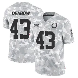 Men's Trevor Denbow Indianapolis Colts No.43 Limited 2024 Salute to Service Jersey - Arctic Camo