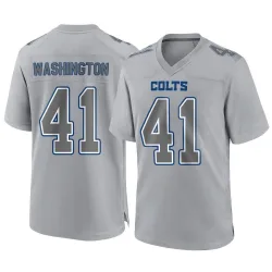Men's Trey Washington Indianapolis Colts No.41 Game Atmosphere Fashion Jersey - Gray