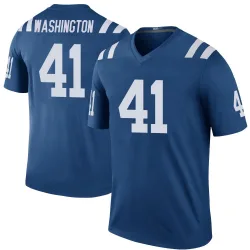 Men's Trey Washington Indianapolis Colts No.41 Legend Color Rush Jersey - Royal