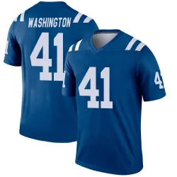 Men's Trey Washington Indianapolis Colts No.41 Legend Jersey - Royal