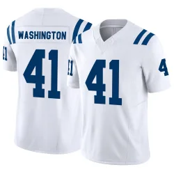 Men's Trey Washington Indianapolis Colts No.41 Limited Vapor F.U.S.E. Jersey - White