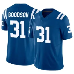 Men's Tyler Goodson Indianapolis Colts No.31 Limited Vapor F.U.S.E. Jersey - Royal