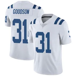 Men's Tyler Goodson Indianapolis Colts No.31 Limited Vapor Untouchable Jersey - White