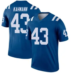 Men's Tyler Kahmann Indianapolis Colts No.43 Legend Jersey - Royal