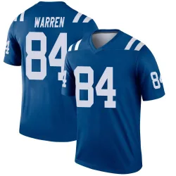Men's Tyler Warren Indianapolis Colts No.84 Legend Jersey - Royal
