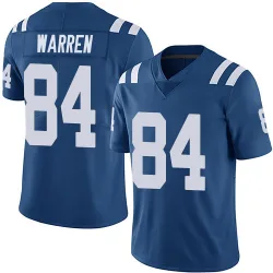 Men's Tyler Warren Indianapolis Colts No.84 Limited Team Color Vapor Untouchable Jersey - Royal