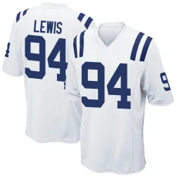 Men's Tyquan Lewis Indianapolis Colts No.94 Game Jersey - White