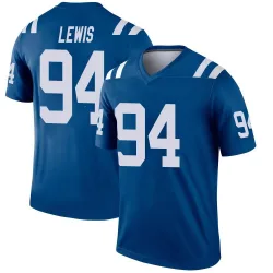 Men's Tyquan Lewis Indianapolis Colts No.94 Legend Jersey - Royal