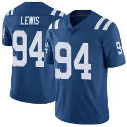Men's Tyquan Lewis Indianapolis Colts No.94 Limited Color Rush Vapor Untouchable Jersey - Royal