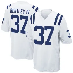 Men's Ulysses Bentley IV Indianapolis Colts No.37 Game Jersey - White