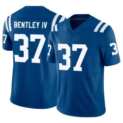 Men's Ulysses Bentley IV Indianapolis Colts No.37 Limited Vapor F.U.S.E. Jersey - Royal