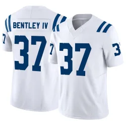 Men's Ulysses Bentley IV Indianapolis Colts No.37 Limited Vapor F.U.S.E. Jersey - White