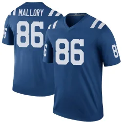 Men's Will Mallory Indianapolis Colts No.86 Legend Color Rush Jersey - Royal