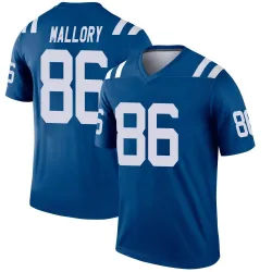 Men's Will Mallory Indianapolis Colts No.86 Legend Jersey - Royal