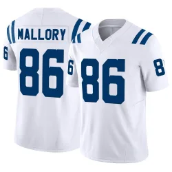 Men's Will Mallory Indianapolis Colts No.86 Limited Vapor F.U.S.E. Jersey - White
