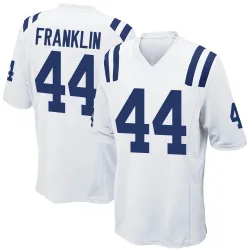 Men's Zaire Franklin Indianapolis Colts No.44 Game Jersey - White