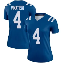 Women's Adam Vinatieri Indianapolis Colts No.4 Legend Jersey - Royal