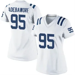 Women's Adetomiwa Adebawore Indianapolis Colts No.95 Game Jersey - White