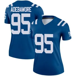 Women's Adetomiwa Adebawore Indianapolis Colts No.95 Legend Jersey - Royal