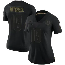 Women's Adonai Mitchell Indianapolis Colts No.10 Limited 2020 Salute To Service Jersey - Black