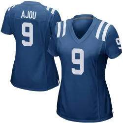 Women's Ajou Ajou Indianapolis Colts No.9 Game Team Color Jersey - Royal Blue