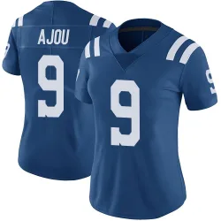 Women's Ajou Ajou Indianapolis Colts No.9 Limited Color Rush Vapor Untouchable Jersey - Royal
