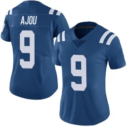 Women's Ajou Ajou Indianapolis Colts No.9 Limited Team Color Vapor Untouchable Jersey - Royal