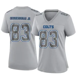 Women's Albert Okwuegbunam Jr. Indianapolis Colts No.83 Game Atmosphere Fashion Jersey - Gray