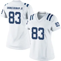 Women's Albert Okwuegbunam Jr. Indianapolis Colts No.83 Game Jersey - White