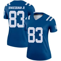 Women's Albert Okwuegbunam Jr. Indianapolis Colts No.83 Legend Jersey - Royal